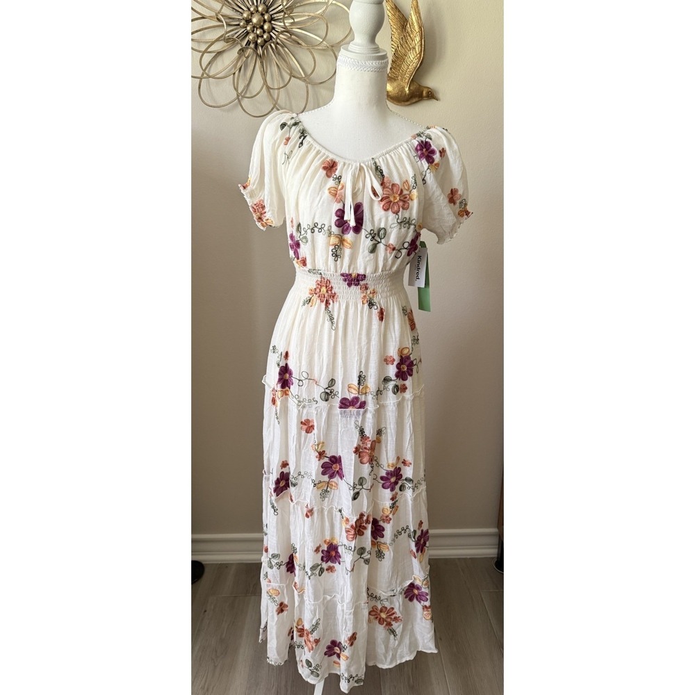 NWT Anthropologie Kindred Floral Embroidered Cottagecore Wedding‎  Guest